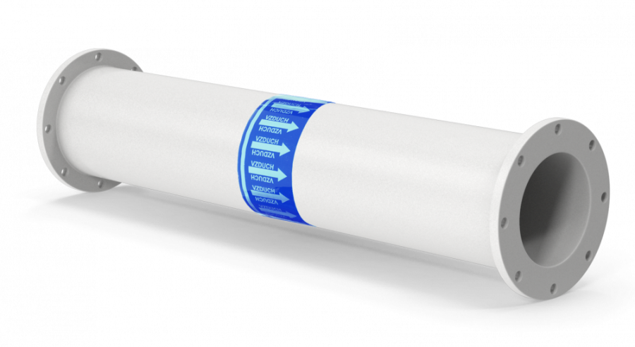 Páska na značení potrubí Tramark - vzduch, , 3470 šipek