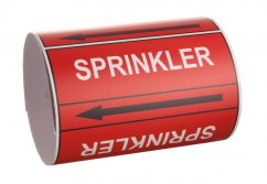Páska na značení potrubí Signus M25 - SPRINKLER