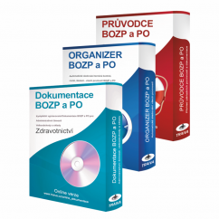 Komplet systém E-BOZP - Zdravotnictví / Organizer BOZP a PO + Dokumentace pro nemocnice a lékaře