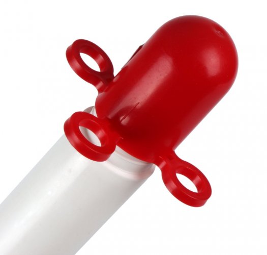 Boundary mobile post SCV90 - red and white, 90 cm
