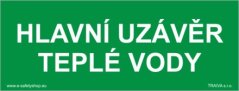 Hlavní uzávěr teplé vody