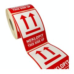 Značení obalů - Neklopit / This side up