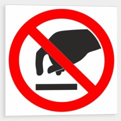 Nedotýkat se - symbol