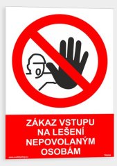 Zákaz vstupu na lešení nepovolaným osobám
