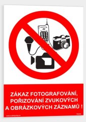Zákaz fotografování,