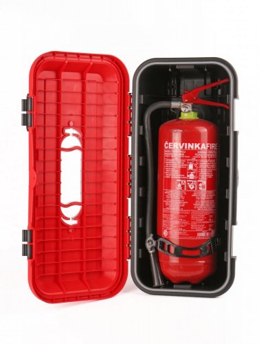 Compact fire extinguisher box 6 kg - PVC