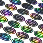 Holographic security stickers