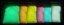 Fotoluminiscenční pigmenty FTL 440 do vodou ředitelných barev, SADA 6 x 20 g, sáčky: bílý, modrý, zelený, žlutý, červený, oranžový