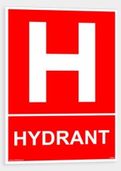 Hydrant with text