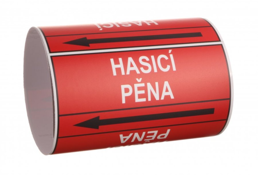 Páska na značení potrubí Signus M25 - HASICÍ PĚNA