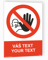 Table with your own text "Prohibition 8"