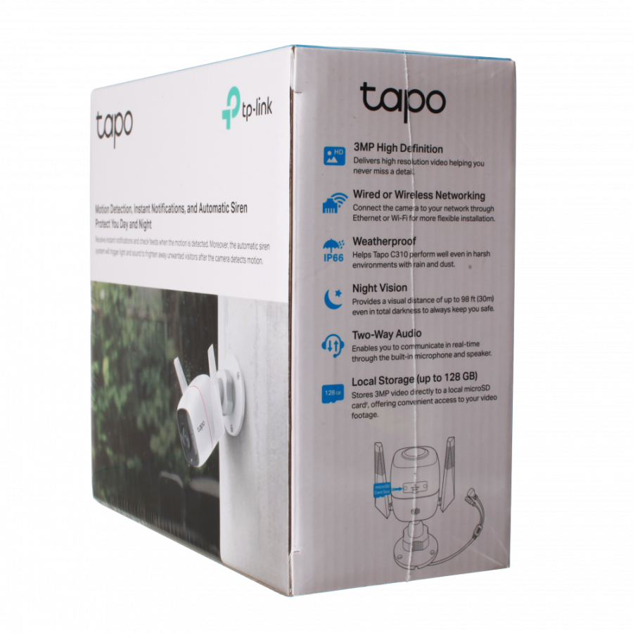 TP-LINK Tapo C310/R IP camera, outdoor - waterproof