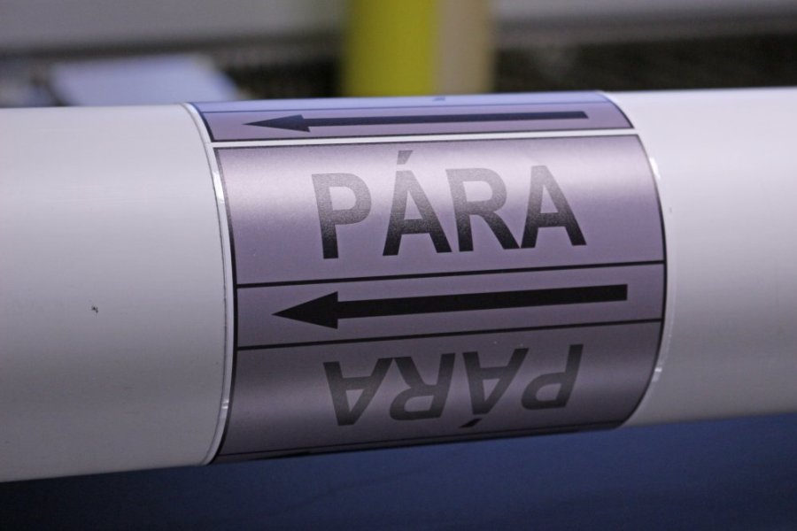 Páska na značení potrubí Signus M25 - PÁRA