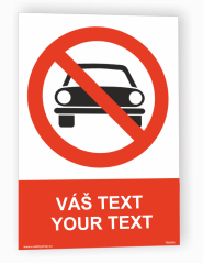 Tabuľka s Vaším vlastným textom "Zákaz 27"