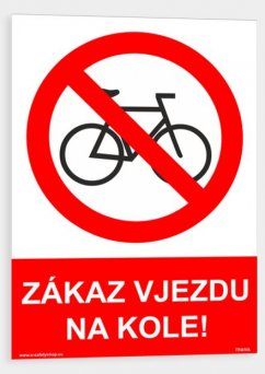 Zákaz vjezdu na kole