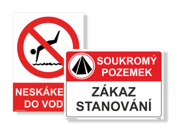 Zákazové - sezónné tabuľky