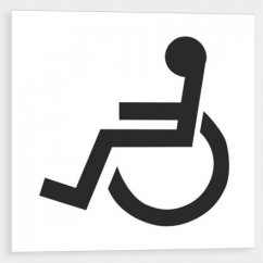 Invalida - vozíčkář - symbol
