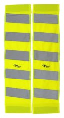 Žltý reflexný magnetický pás na auto a iné vyčnievajúce predmety do vozovky, 2 ks rozmer 22 x 27 x 1,5 cm
