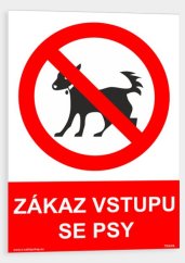 Zákaz vstupu se psy