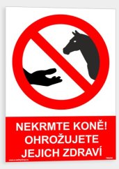 Nekrmte koně ohrožujete jejich zdraví