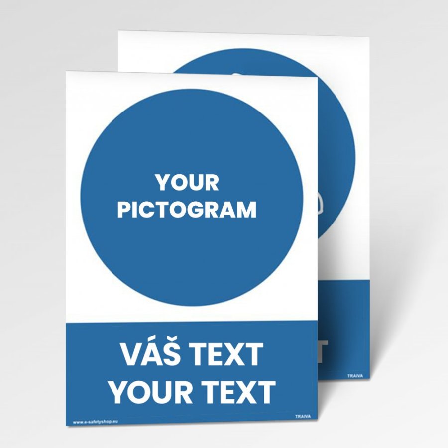 Command tables with own pictogram and text