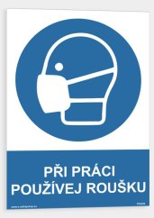 Při práci používej ochranu dýchacích cest