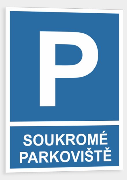Soukromé parkoviště