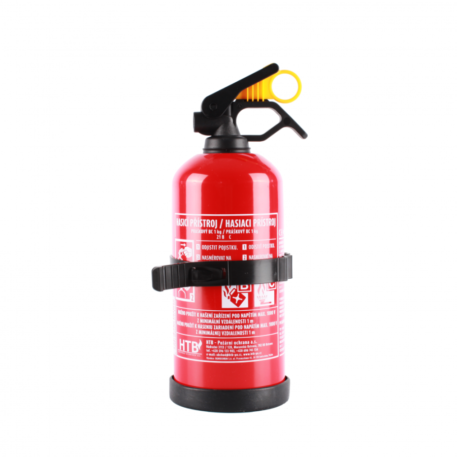 Hasicí přístroj práškový do auta 1kg (21B, C)