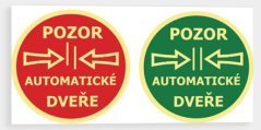 Šipky pro automaticky otevírající se dveře oboustranná