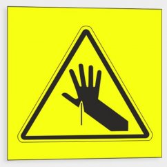 Warning - Pinch point / Risk of hand crush