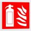 Fire extinguisher sign