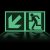Emergency exit (left down) EN ISO 7010