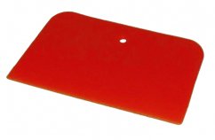 Plastic squeegee for stickers and foils, soft 12x7 cm