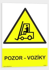 Pozor vozíky