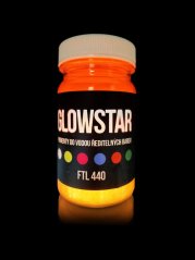 Fotoluminiscenční pigment oranžový FTL 440 do vodou ředitelných barev