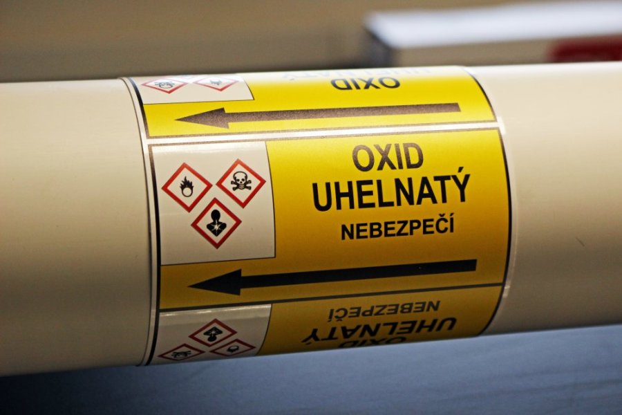 Páska na značenie potrubia Signus M25 - OXID UHELNATÝ