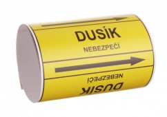 Páska na značení potrubí Signus M25 - DUSÍK