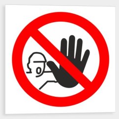 No unauthorised entry - symbol