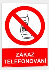 Zákaz telefonování