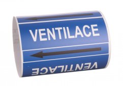 Páska na značení potrubí Signus M25 - VENTILACE