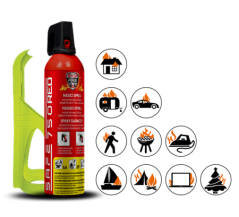 SET Hasicí sprej SAFE 750 RED + držák SAFE 75F SET Hasicí sprej SAFE 750 RED + držák SAFE 75F