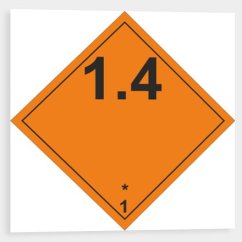 Explosive substances and materials No 1.4