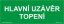 Hlavní uzávěr topení