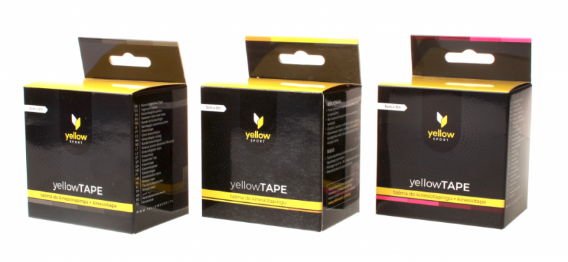 Kineziologická - tejpovací páska yellowTAPE, 5cm x 5m