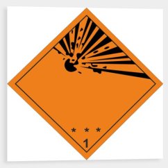 Explosive substances and materials No 1