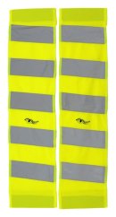 Žlutý reflexní magnetický pás na auto a jiné vyčnívající předměty do vozovky, 2 ks rozměr 22 x 27 x 1,5 cm Žlutý reflexní magnetický pás na auto a jiné vyčnívající předměty do vozovky, 2 ks rozměr 22 x 27 x 1,5 cm