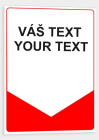 Univerzálne tabuľky a samolepky s vlastným textom