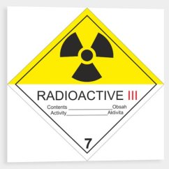 Radioactive material in pieces cat. II. No. 7B