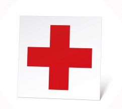 Lékárnička - červený kříž - symbol