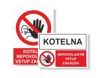 Označenie kotolní - Skladom